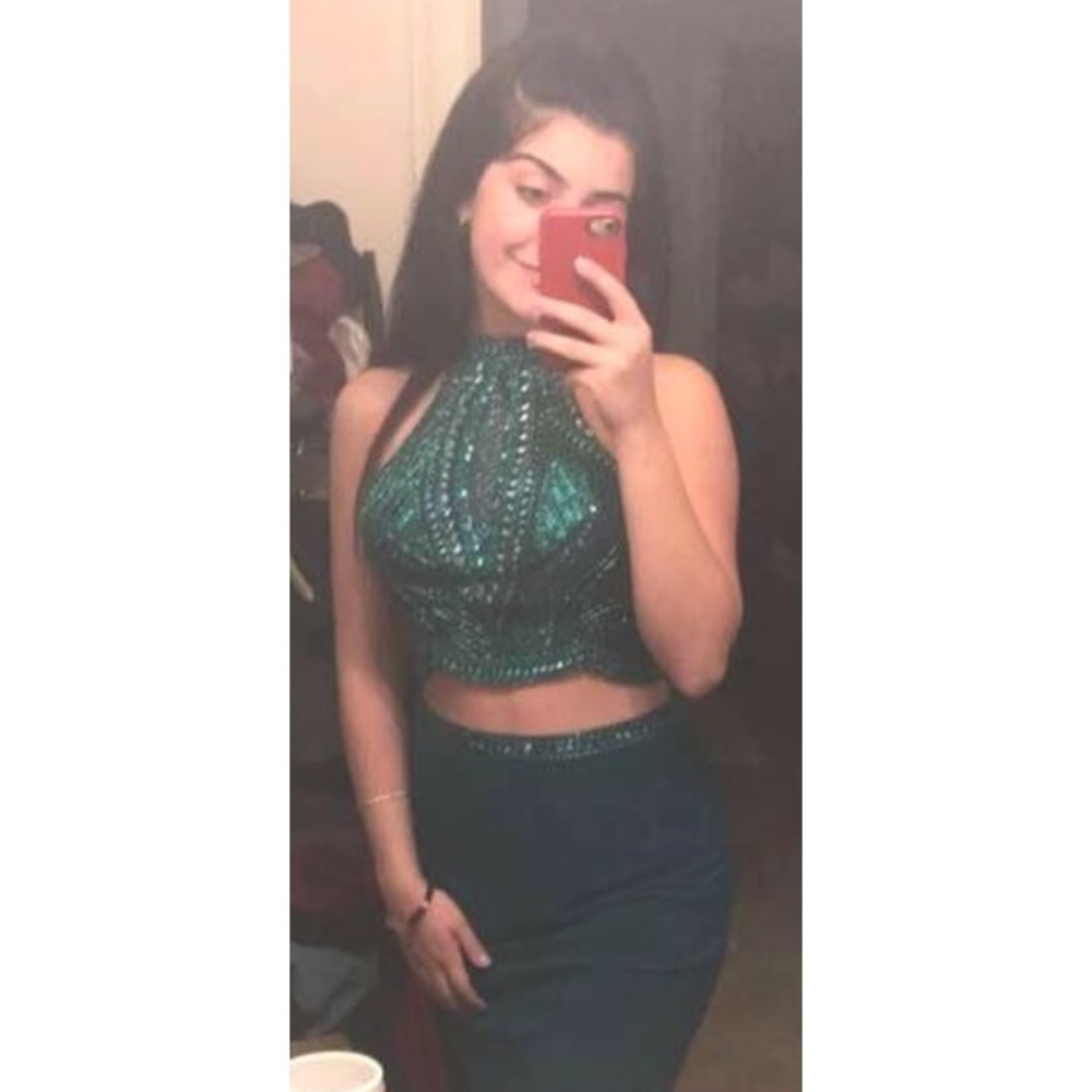 ALYCE PARIS Emerald Green Prom Dress
